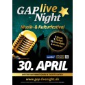 GAP Live Night  30.04.2025  mit 15 Bands in 15 Lokalen 
